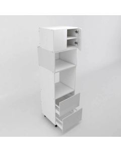 Melamine Pantry Oven and Microwave 2 Drawers