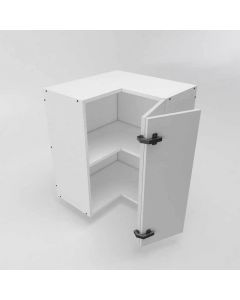 Poly Wall Corner 90 1x1 Door - Hinged Right